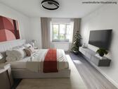 Schlafzimmer - Erdgeschoßwohnung mit 54,21 m&sup2; in Chemnitz zur Miete