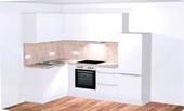 Visualisierung Küche - 3 Zimmer Erdgeschoßwohnung in Chemnitz