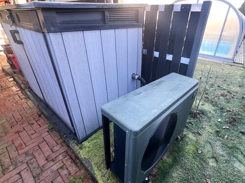 Wärmepumpe mit Sandfilteranlage für Pool - 