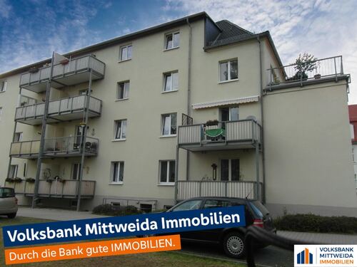 Hausansicht - 2 Zimmer Etagenwohnung zur Miete in Frankenberg