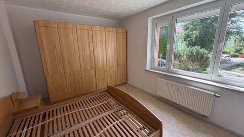 Schlafzimmer - 3 Zimmer Erdgeschoßwohnung zum Kaufen in Mittweida