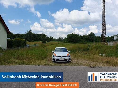 geplante Zufahrt - Grundstück in Hainichen