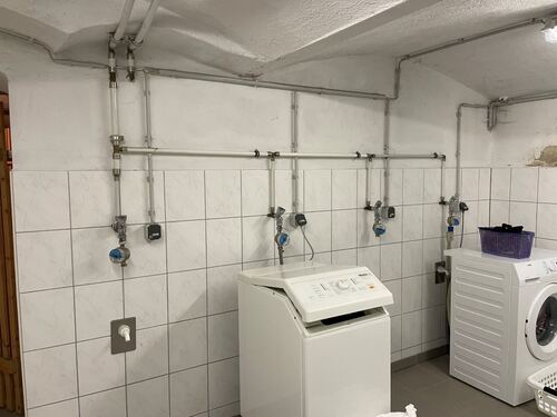 Platz für die Waschmaschine - 