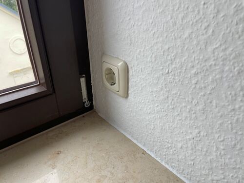 Detail Steckdose für Weihnachtsbeleuchtung - 