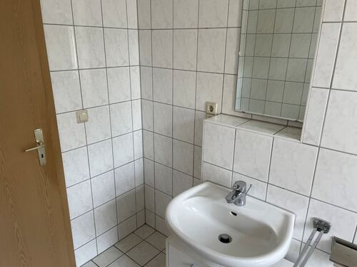 WM-Anschluss in der Ecke - 