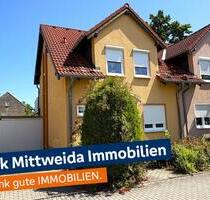 Zuhause mit Wohlfühlcharakter – Gepflegte Doppelhaushälfte mit Garage und Garten - Geringswalde
