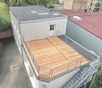 Blick von oben - 3 Zimmer Terrassenwohnung zur Miete in Chemnitz