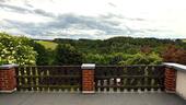 Große Terrasse mit Ausblick ins Zschopautal - 