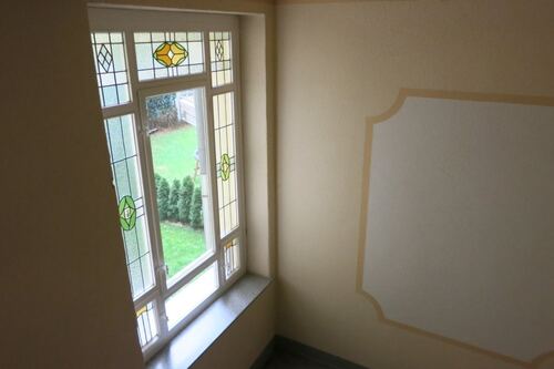 Bleiglasfenster im Treppenhaus - 