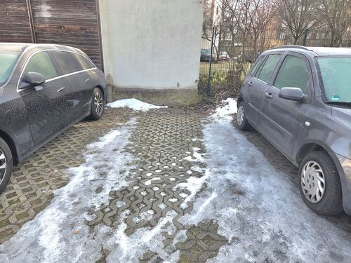 Stellplatz im Innenhof - 