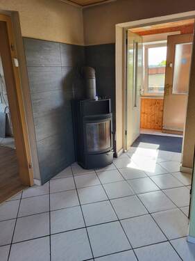 Flur mit Kamin - 
