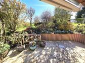 sonnige Terrasse mit Markiese - 7 Zimmer Einfamilienhaus zum Kaufen in Lichtenau