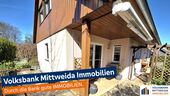 Blick zur Terrasse - Exklusives Einfamilienhaus mit großzügigem Grundstück in Lichtenau!