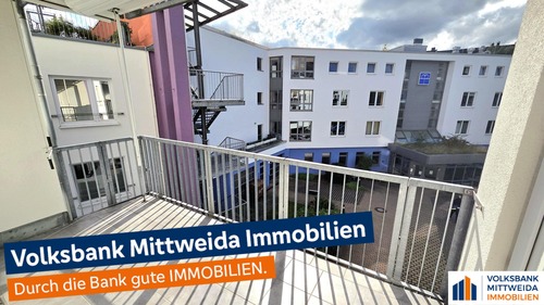 sonniger Balkon - Großzügiges 3-Zimmer-Appartment in Seniorenwohnanlage auf dem Kaßberg!
