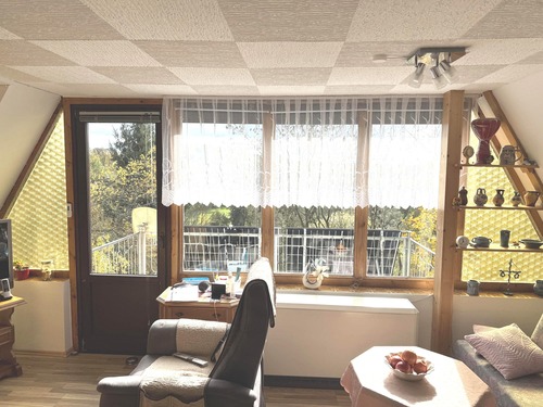 Wohnzimmer mit Terrasse - 