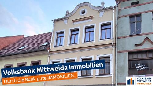 Straßenansicht - Denkmalgeschütztes Stadthaus im Zentrum von Penig!