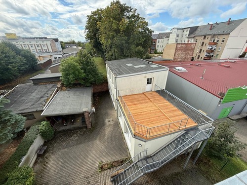 Blick zum Hinterhaus - 