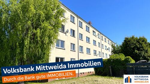 Hausansicht - Attraktive 3-Zimmer-Wohnung mit Ausblick in Zettlitz bei Geringswalde