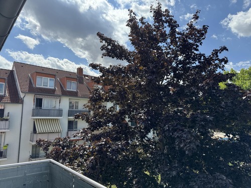 Aussicht von Balkon an Wohnzimmer - 