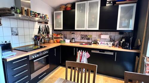 Küche mit Ausgang zur Terrasse - Einfamilienhaus mit 165,35 m&sup2; in Mittweida zum Kaufen