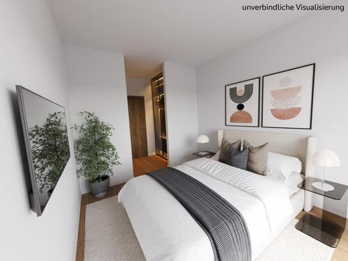 Schlafzimmer - Etagenwohnung mit 93,70 m&sup2; in Burgstädt zur Miete