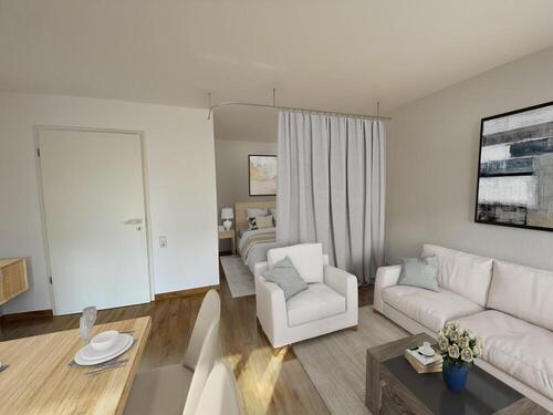 Beispiel Schlafnische - Etagenwohnung mit 39,87 m² in Chemnitz zur Miete