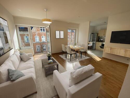 Beispiel Wohnzimmer - 1 Zimmer Etagenwohnung in Chemnitz