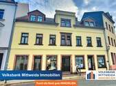 Hausansicht - Vollvermietet! Wohn- und Geschäftshaus in zentraler Lage von Penig! Attraktives Anlageobjekt!