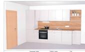neue Einbauküche von Nobilia - 2 Zimmer Dachgeschoßwohnung in Chemnitz
