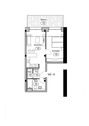 Grundriss - 2 Zimmer Erdgeschoßwohnung zur Miete in Mittweida