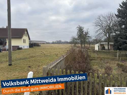 Grundstücksansicht mit kleinem Gemüsegarten - Grundstück zum Kaufen in Rossau