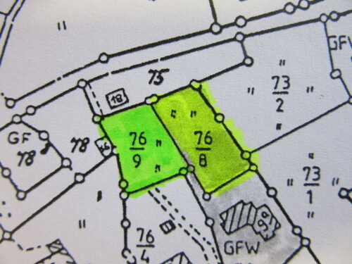 Ausschnitt Flurkarte - 