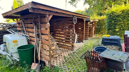 Schuppen für Kaminholz - 