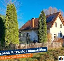 Lebensfreude pur – stilvolles Einfamilienhaus mit Einliegerwohnung und Sonnenterrasse - Penig