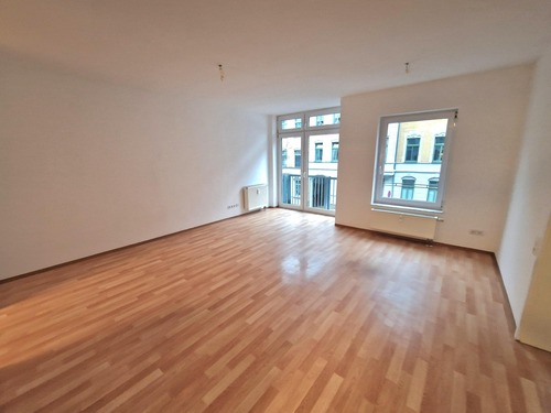 Wohnzimmer - 1.5 Zimmer Etagenwohnung zur Miete in Chemnitz