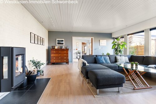 Wohnzimmer - 5 Zimmer Einfamilienhaus in Nordborg
