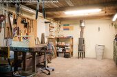 Werkstatt mit hoher Raumhöhe und optimaler Beleuchtung - 