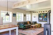 Loft-Charakter mit offener Holzbalkendecke und vielfältigen Nutzungsmöglichkeiten - 6 Zimmer Bauernhaus, Landhaus in Marstal