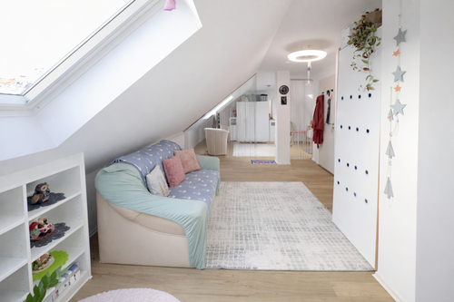 Wohnen - Dachgeschoßwohnung mit 50,08 m&sup2; in Ulm / Gögglingen zum Kaufen