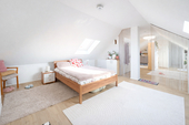 Schlafen - 1.5 Zimmer Dachgeschoßwohnung in Ulm / Gögglingen