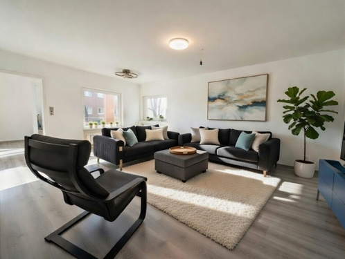 Wohnen - Essen - Großzügige 3,5-Zimmer-Wohnung mit Südbalkon, Stellplatz und modernisiertem Badezimmer