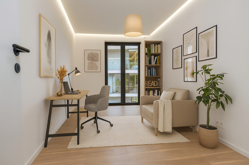 3. Virtual möbliert fice bei Tageslicht - Arbeit - 