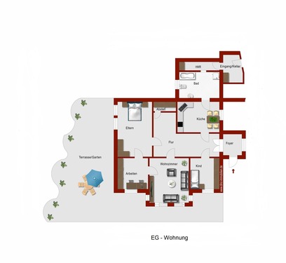 EG - Wohnung - 