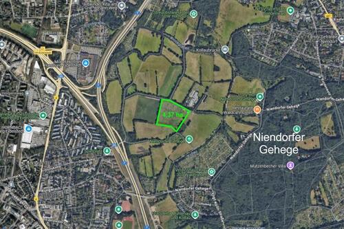 Luftaufnahme 4,37ha Gartenland - 