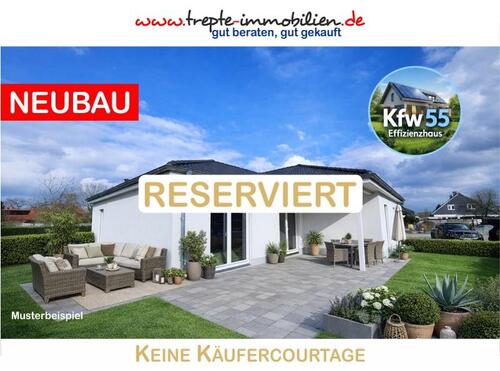 Hauptbild - Großzügiger 144m² Winkelwalmdachbungalow * Energieeffizienzhaus Kfw 55