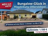 Opener - Bungalow zur Miete in Magdeburg-Ottersleben – Wohnen auf einer Ebene mit Garage und Garten