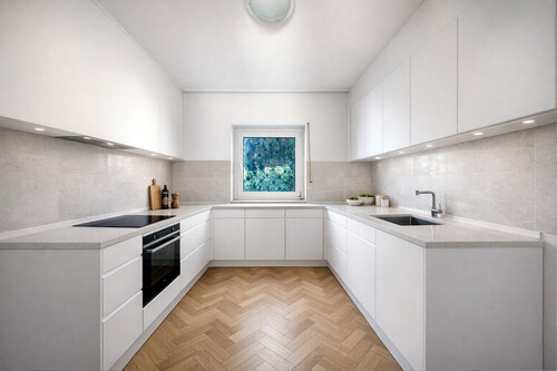 Küche (Visualisierung) - Einfamilienhaus mit 127,61 m&sup2; in München zum Kaufen