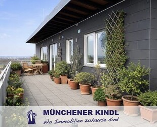 *** Penthouse mit 70 m² Dachterrasse & Alpenblick – vermietet & mit Potenzial *** - München