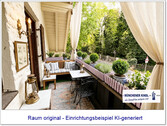 KI_Balkon_links - * ALTBAU-JUWEL in SEENÄHE * 4-Zimmer-Dachgeschoss-Wohnung * Balkon und Gartennutzung * Stellplatz *