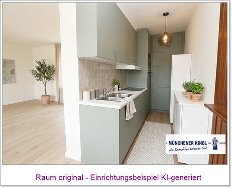 Küche_KI_luwai_MueKi - Etagenwohnung mit 62,00 m&sup2; in Germering zum Kaufen